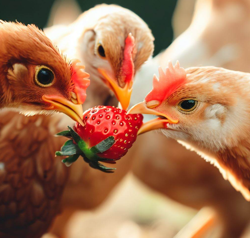 Can Chickens Eat Strawberries
