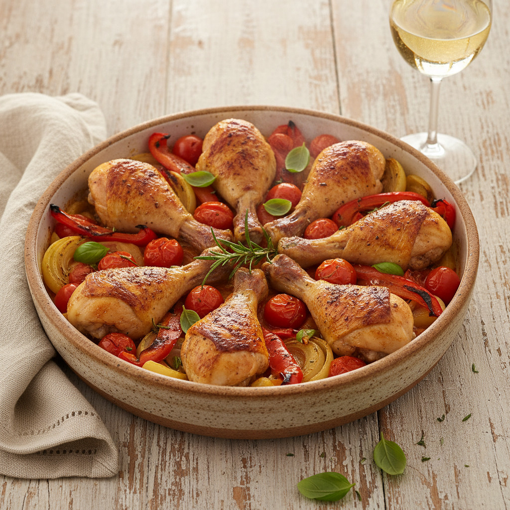 The Ultimate Italian Chicken Drumstick Casserole