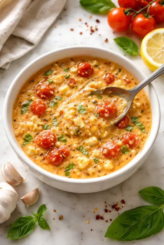 Glossy emulsified sauce in a small white bowl