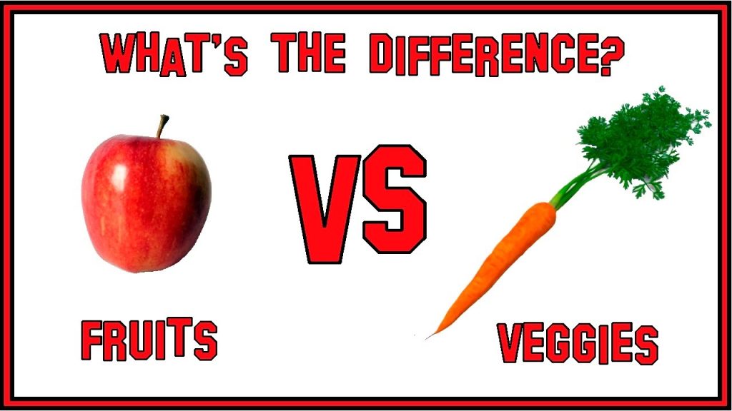 Differences Between Vegetables And Fruits