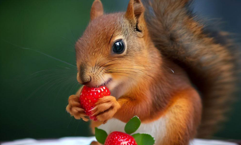 Can Squirrels Eat Strawberries