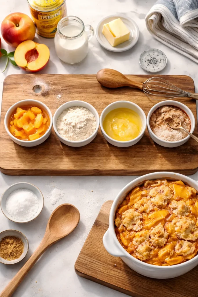 Overhead kitchen scene with sequential bowls illustrating a 30-minute prep timeline